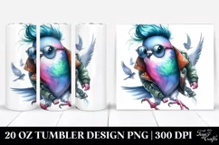 Cute Baby Dove Drawing | 20 oz Tumbler Product Image 1