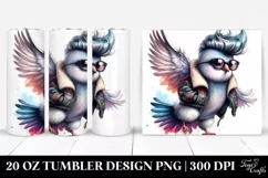 Cute Baby Dove Drawing | 20 oz Tumbler Product Image 1