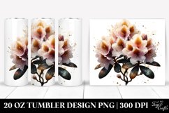 Glossy Golden Rhododendron, like | 20 Oz Tumbler Product Image 1