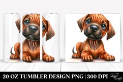 Expressive Rhodesian Ridgeback, Sitting PNG Product Image 1