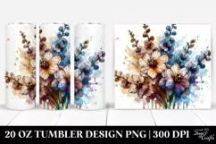 Stained Delphinium Made of | 20 Oz Tumbler Product Image 1