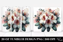 Glossy Golden Rhododendron, like | 20 Oz Tumbler Product Image 1