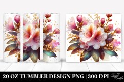 Glossy Golden Rhododendron, like | 20 Oz Tumbler Product Image 1