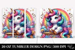Baby Unicorn Stage. 20 oz Tumbler Design Product Image 1