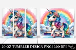 Baby Unicorn Stage. 20 oz Tumbler Design Product Image 1