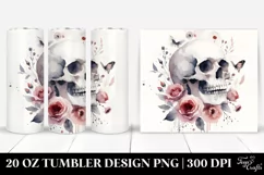 Skull Gothic Art | Tshirt|Tumbler|Mug|Clipart Product Image 1
