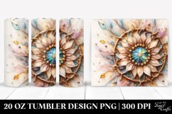 Stained Sunflower Tumbler | 20 oz Tumbler Product Image 1