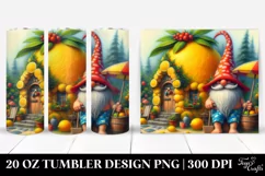 Gnome in Lemon House | 20 oz Tumbler Product Image 1