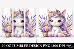 Baby Unicorn Lavender | 20 oz Tumbler Product Image 1