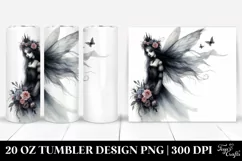 Vintage Fairy Watercolor Design, High-Quality Clipart Product Image 1