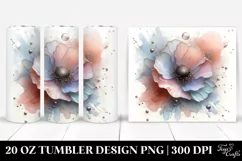 Poppy Metallic. 20 oz Tumbler Design Product Image 1