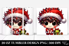 Festive Frog with Santa Hat PNG Product Image 1