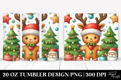 Christmas PNG 20 Oz Tumbler Design Product Image 1