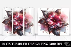 Glossy Metallic Impatiens, like | 20 Oz Tumbler Product Image 1