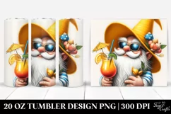 Gnome Yellow Hat Cocktail | 20 oz Tumbler Product Image 1