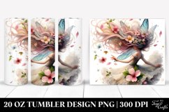 20 Oz Tumbler Sublimation | Fairy Tumbling with Spring Product Image 1
