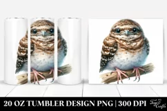 Vibrant Baby Nightjar 20 Oz Tumbler Product Image 1