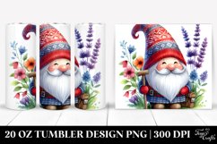 Colorful Watercolor of Cute Gnome Product Image 1