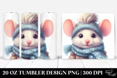 Cute Baby Mouse with Awesome Haircut PNG Product Image 1