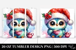 Cute and Vibrant Baby Owl PNG Product Image 1