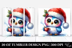 Cute and Vibrant Baby Owl PNG Product Image 1