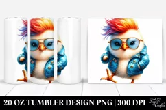 Cute Baby Chicken Dancing | 20 oz Tumbler Product Image 1