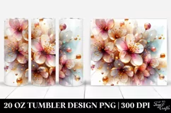 Shiny Cherry Blossom | 20 Oz Tumbler Product Image 1