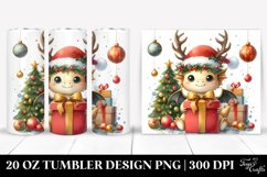 Christmas PNG 20 Oz Tumbler Design Product Image 1