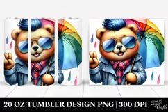 Cute Baby Bear Posing | 20 oz Tumbler Product Image 1