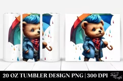 Cute Baby Bear Posing | 20 oz Tumbler Product Image 1