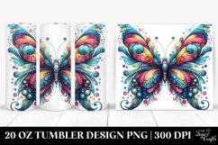 Vibrant Butterfly | 20 Oz Tumbler Product Image 1