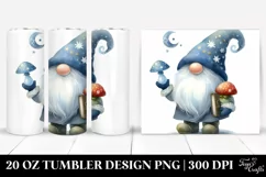 Whimsical Gnome | Tshirt|Tumbler|Mug|Clipart Product Image 1