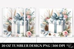 Retro Watercolor Present Clipart Product Image 1