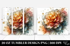 Glossy Marigold Art | 20 Oz Tumbler Product Image 1