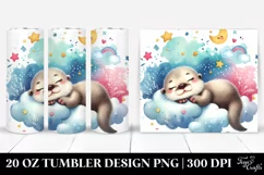Colorful Baby Otter | 20 Oz Tumbler Product Image 1