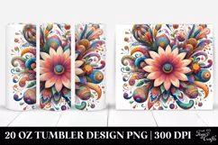 Colorful Flower | 20 Oz Tumbler Product Image 1