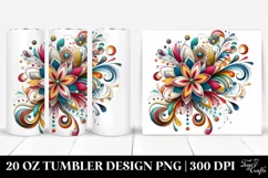 Colorful Flower | 20 Oz Tumbler Product Image 1