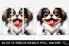 Crazy Looking Japanese Chin | 20 Oz Tumbler Product Image 1