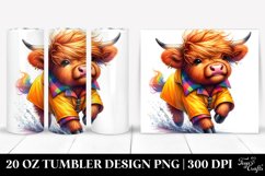 Revolting Baby Highlandcow | 20 oz Tumbler Product Image 1
