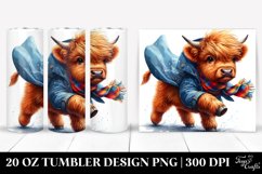 Revolted Baby Highlandcow | 20 oz Tumbler Product Image 1
