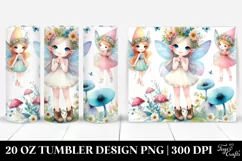Cute Fairy Portrait Clipart Product Image 1