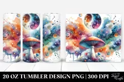 Magical Celestial Mushroom 20 Oz Tumbler Product Image 1