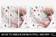 20 Oz Tumbler Sublimation | Fairy Tumbling with Spring Product Image 1