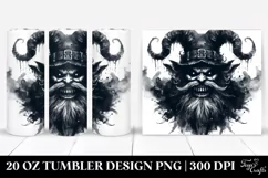 Evil Gothic Gnome | Tshirt|Tumbler|Mug|Clipart Product Image 1