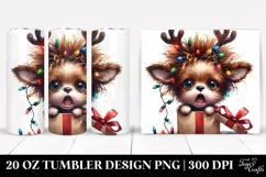 Excited Brittany with Festive Accessories PNG Product Image 1