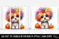 Festive Havanese with Winter Accessories PNG Product Image 1