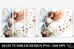 Fairy Tumbling with Spring Petals | 20 Oz Tumbler Product Image 1