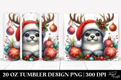 Christmas PNG 20 Oz Tumbler Design Product Image 1