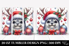 Christmas PNG 20 Oz Tumbler Design Product Image 1