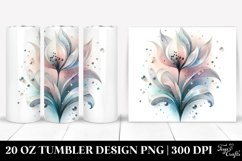 Shiny Snowdrop Clipart, Transparent 20 Oz Tumbler Product Image 1